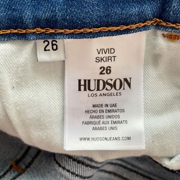 Hudson Vivid Blue Denim/Jean Mini Skirt. Size 26. - Picture 13 of 15